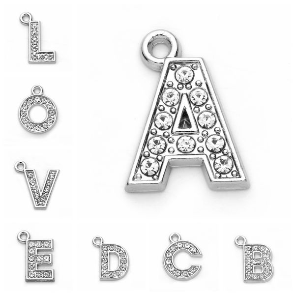

10 подвеки кѬиалл 26 a до z пимо пеѬвонаалнй алави diy велиѬн изделий Ѭ, Bronze;silver