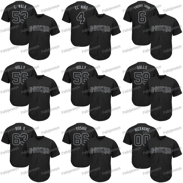 

4 Ketel Marte 2019 Players Weekend Nickname Christian Walker David Peralta Diamondbacks Greg Holland Zac Gallen Robby Scott jersey
