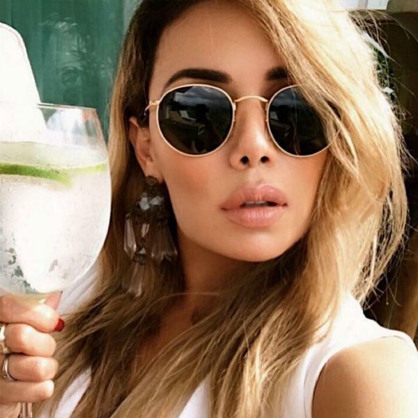 

new brand vintage oval sunglasses women retro clear lens eyewear round sun glasses for female ladies, White;black