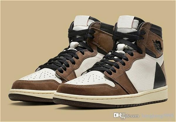 

Оптовая Travis 319 Скотт 1 High OG TS SP Кактус Джек Мужчины Женщины Баскетбол Обувь Подлинн