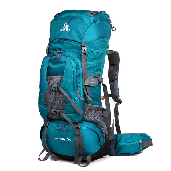 

80l outdoor backpack camping bag waterproof mountaineering hiking tactical backpacks molle 3p sport bag climbing rucksack