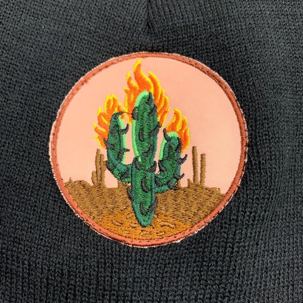 

travis scott astroworld tour hats embroidered fire cactus men women embroidery backwoods wish you were astroworld beanie caps, Blue;gray