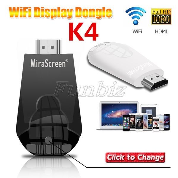 EZCast 4K x 2K HDMI WiFi Affichage Dongle R/écepteur 2.4G//5G Double Bande H.265 4K D/écodeur Stick Compatible Miracast AirPlay DLNA