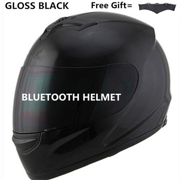 

motor motorcycle hat full face helmet with lens safety helmet dot phone call music bluetooth moto s matte black