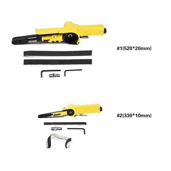 

pneumatic sanders tools belt polisher machine 330*10mm/520*20mm air belts sander 2019 new style