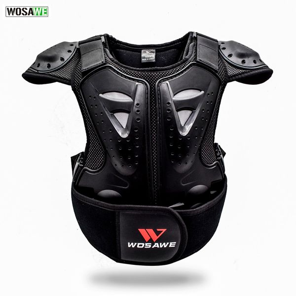 

wosawe children motorcycle amour chest protector back spine support kids body protect gear for motocross scooter snowboarding