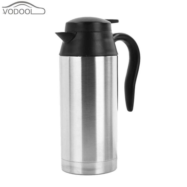 

auto car kettle heated mug stainless steel 12v/24v water heater heating cup pot car boiling kettle thermo travel kit
