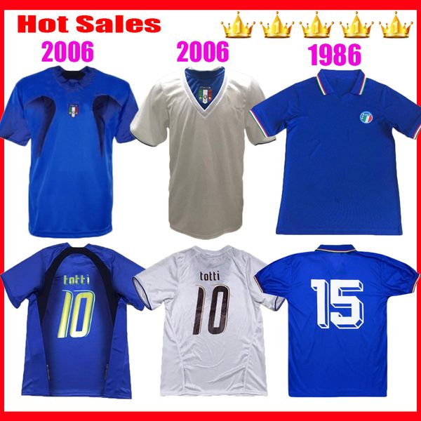

2006 1986 italia home away retro jersey men t shirt football soccer sport italy maldini ancelotti baresi baggio donadoni football shirt, Black;yellow