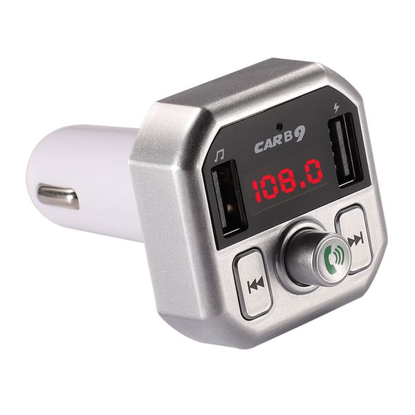 

fm transmitter bluetooth handscar kit fm modulator car audio tf/usb mp3 player with 3.1a quick charge dual usb charger