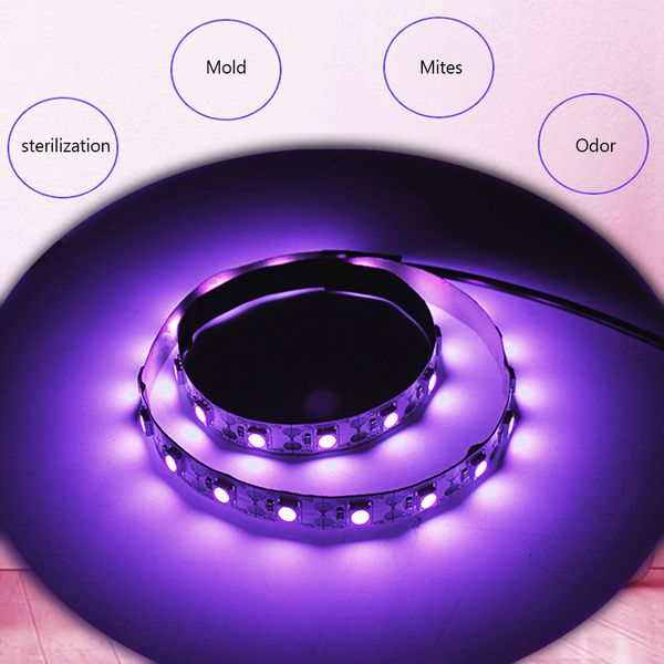 

usb led uv light sterilizer strip for home sterilizer disinfection deodor smd5050 uvc light disinfection sanitizer tape