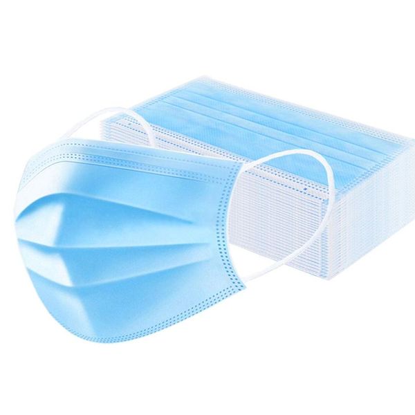 

50pcs/lot disposable mask 3 lays new protective masks anti pm2.5 masks dust-proof safety masks
