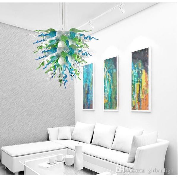 

customized hand blown glass led chandelier ce ul certificate modern art glass living room decor glass pendant lamps chandelier