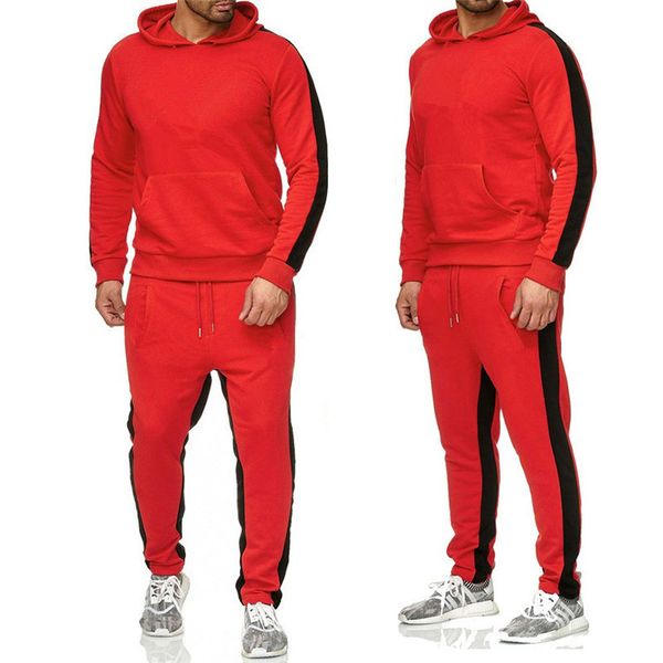 

2019 buy tracksuit mens hoodies&pants chandal hombre tracksuit winter fleece thermal underwear men/women hoodies suit, Gray
