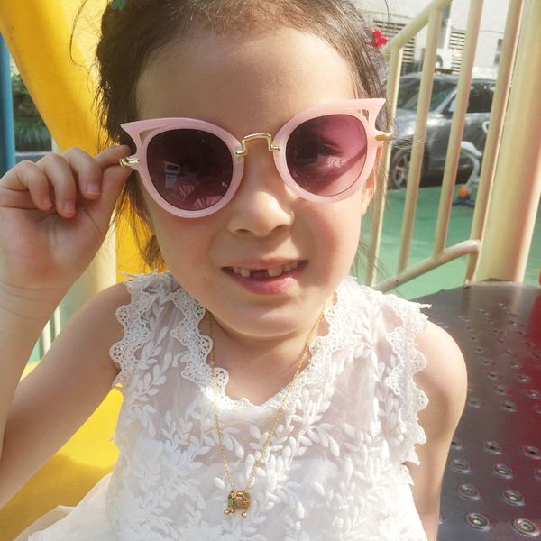 

new 2019 cute heart kids sun glasses child uv protection sunglasses baby girls kids oculos de sol lovely children glasses n801, Blue