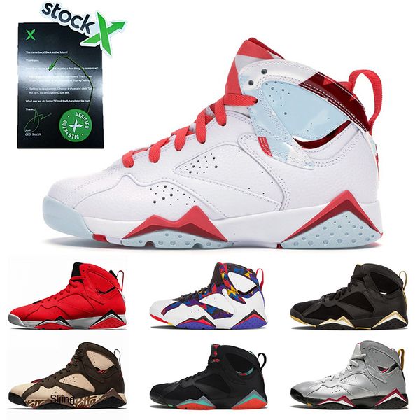 

2020 fashion z mist 7 7s mens basketball shoes jumpman fadeaway olympic tinker alternate raptor hare patta mens trainers sneakers 7-13
