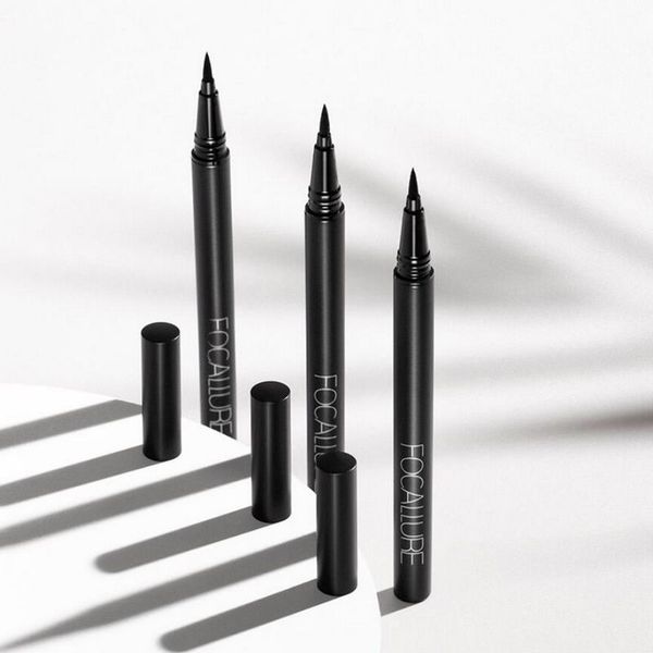 24 Saat Uzun Suya Dayanıklı Eyeliner Kalıcı Eyeliner Pencil kadar FOCALLURE Profesyonel Likit Eyeliner Kalem Yap