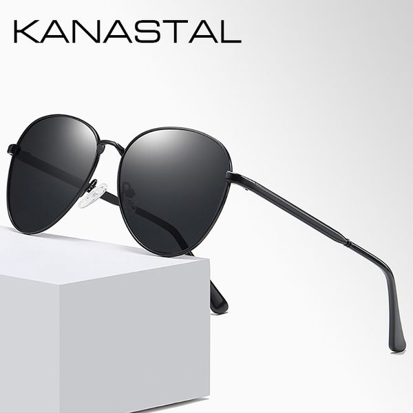 

женщины солнцезащитные очки мужчины авиационный сплав 100% поляризованный сплав рамка солнцезащитные очки мода мужчины вождение uv400, White;black