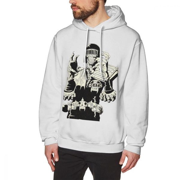 

dredd hoodie judge death hoodies loose cotton pullover hoodie red cool long sleeve men warm xxxl hoodies, Black