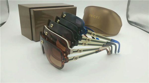 

2018 fashion rimless oversized uv400 sunglasses for women metal frame sun glasses pink blue plastic uv400 shades designers eyewear, White;black