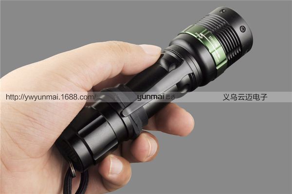 

109 light xpe led green circle focusing outdoors flashlight