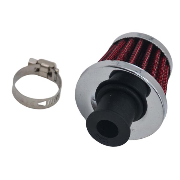 

холодный воздух впускной фильтр 12mm сапун картер turbo vent красный универсальный