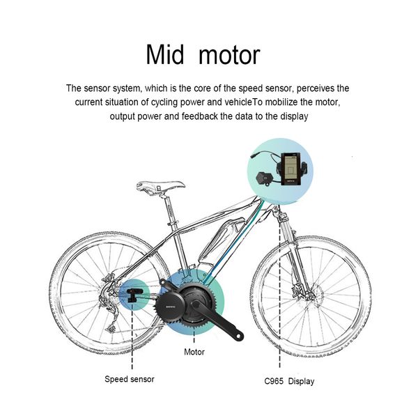 

36v bafang bbs01 8fun 250w mid drive motor kits electric bicycle kit