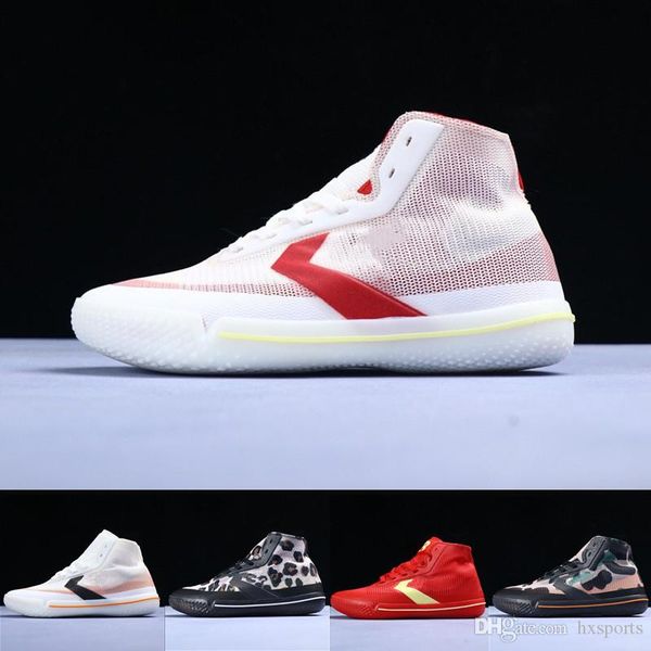 

2020 new conver pro bb translucent mesh woven react technology insole white red yellow men sports shoes men basketball shoes 40-46