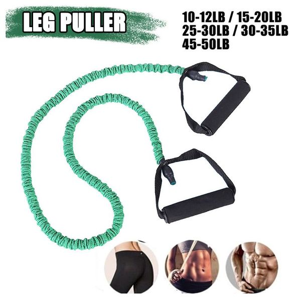 

10-50lb pull rope fitness exercises resistance bands latex tubes pedal excerciser body training workout yoga rubber loop tube