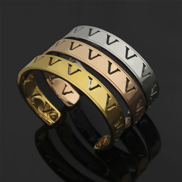 

j.hangke stainless steel lovers adjustable cuffs bracelets&bangles for women men love letter rose gold silver bangle, Black