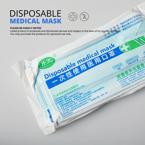 

20 pcs/bag 3 layer non-woven dust thickened disposable mouth mask features as kf94 ffp2 ftje