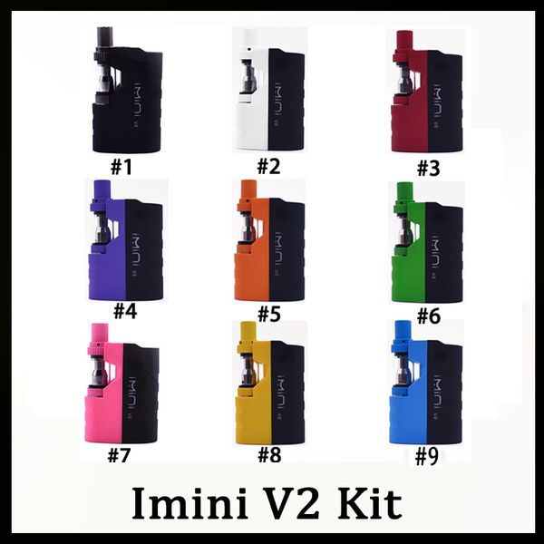 

Оригинальные Imini V2 Starter Kits Vape Mods 650mAh аккумулятор для 0.5 мл 1.0 мл толстые картриджи с маслом испаритель электронная сигарета Vape Pen 0268100