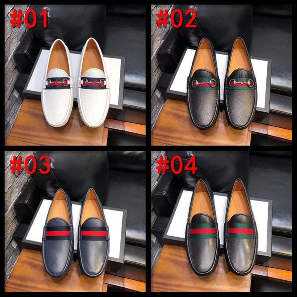 

21fw brand comfortable casual men flat driving loafers fashion large size lazy leather shoes new luxury office shoes male madaj, Black