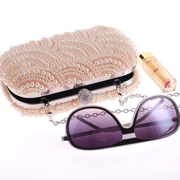 

female bag exquisite dinner bag handmade pearl embroidered clutch fashion wild party dress