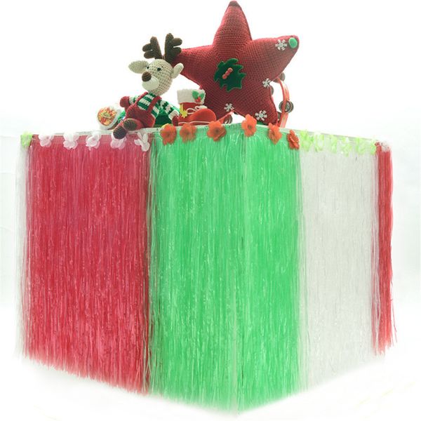 2019 Christmas Decoration For Home Table Skirt Picnic Decoration