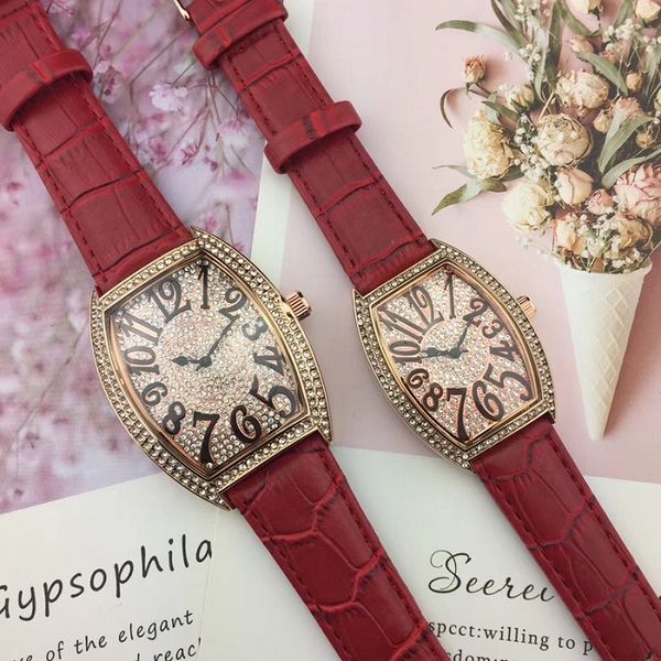 

2019 new franck brand luxury fashion quartz watches for men and women sell like cakes couples leather watch ing, Slivery;brown