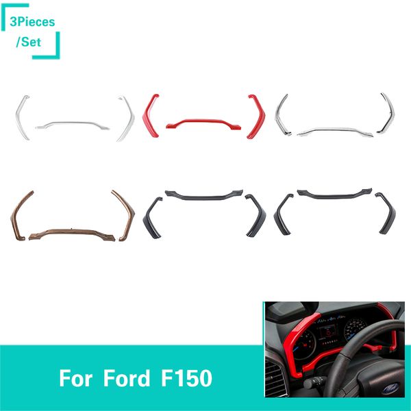 Instrument Panel Decoration Strip Fit For Ford F150 2015 Car Interior Accessories New Arrival High Quality Vehicle Interior Parts Vehicle Interiors