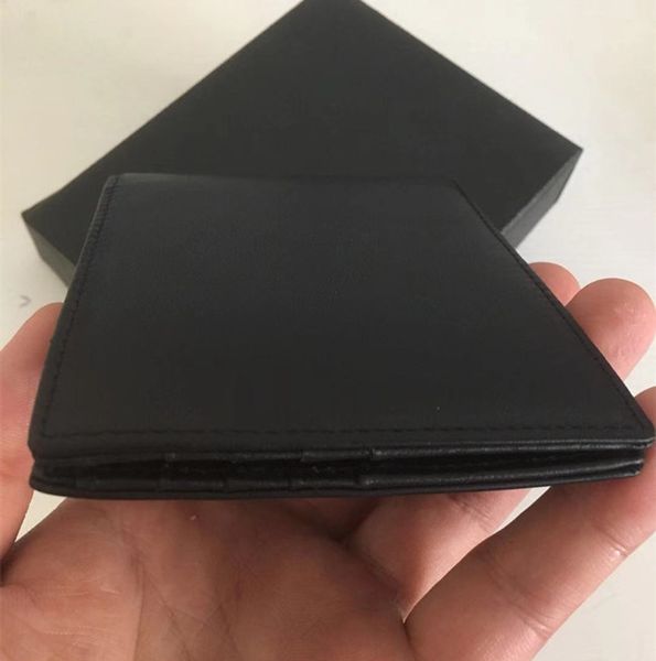 

credit leather real card holders men purse design wallet mens card box with wallet for short billfold gfokk, Red;black