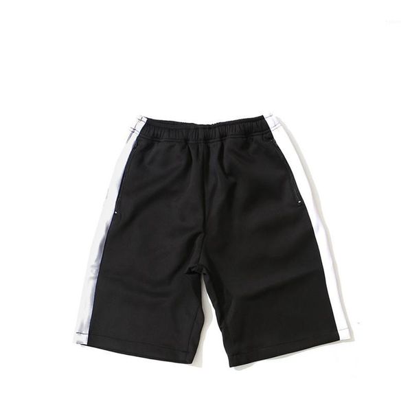

clothing mens summer designer shorts pants fashion sports cotton beach straight type relaced drawstring loose basketball, White;black