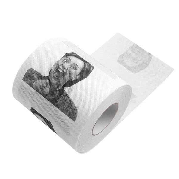 

6 pcs modern hillary clinton open mouth toilet paper roll gag gift funny open mouth tissue joke dropship tissue box dropship kitchen storage
