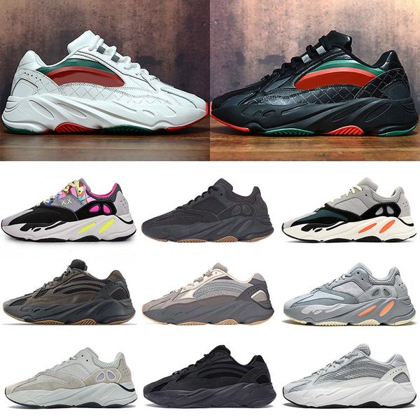 

Luxury SHOES X kanye west 700 V2 Mens Trainers Utility Black Tephra Geode Analog Vanta 3M reflective Wave Runner Womens Designer shoes