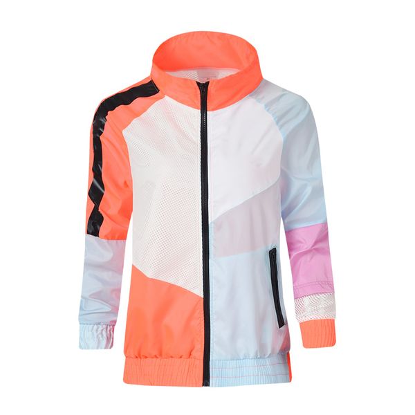 

women designer jackets coat fashion brand hooded jacket new designer windbreaker zipper hoodies women sportwear 2 colors m-2xl sale, Black;brown
