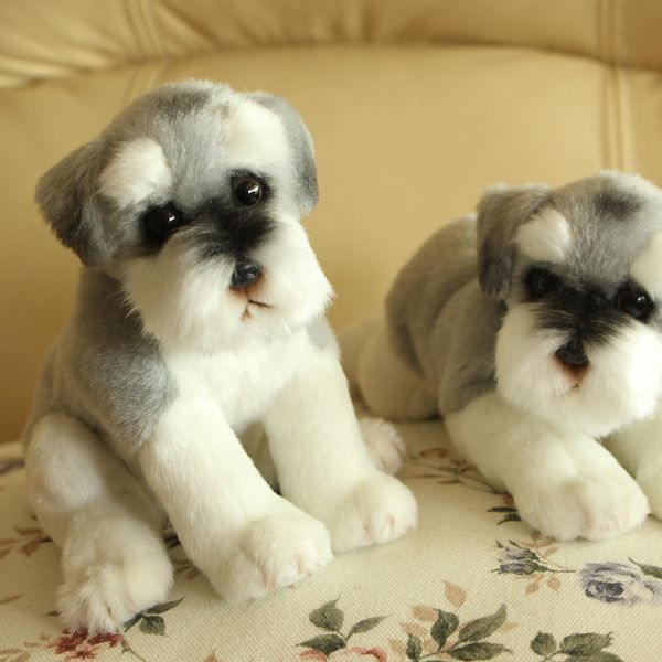 peluche chien realiste