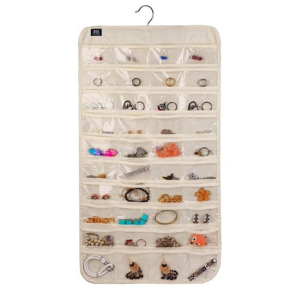 

80 pockets clear hanging bag socks bra underwear rack hanger storage organizer home decoration accessories wieszaki na ubrania