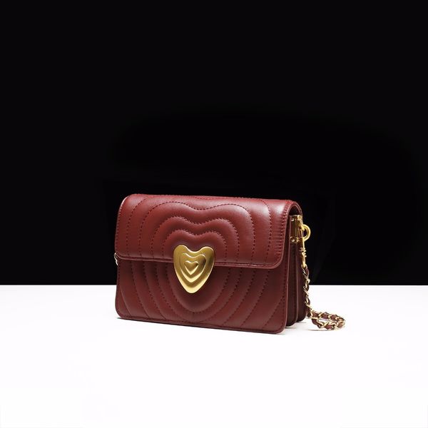 

leather small sachet female 2018 new wild shoulder bag chain messenger bag female