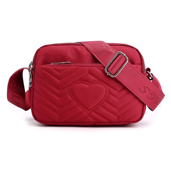 

2020 new waterproof oxford cloth handbag ladies fashion messenger bag ladies large capacity line shoulder bag