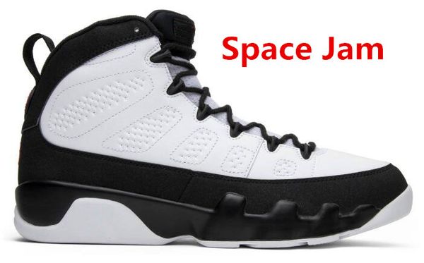

высокое качество 9 9s space jam баскетбол обувь мужская женщин space jam белый черный красный спортивные кроссовки new с коробкой