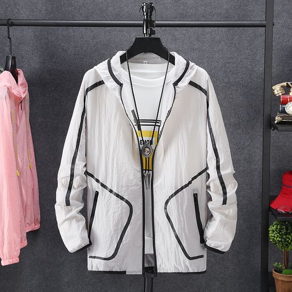 

hiking windbreaker summer fishing finishing uv protection fashion jacket jackets hooded men coat male slim outwear, Black;brown