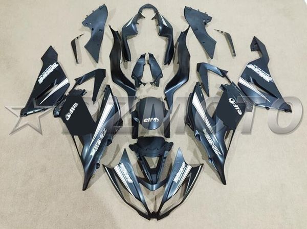 

4gifts new abs injection mold motorcycle fairings kits fit for kawasaki ninja zx-6r 599 zx6r 2013 2014 2015 2016 2017 black matte eif