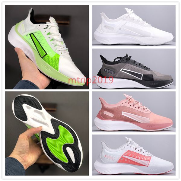 

2019 Новый Zoom Graviety Fly Кроссовки Женщины Черный Белый Дышащий Повседневная Бег Мужск
