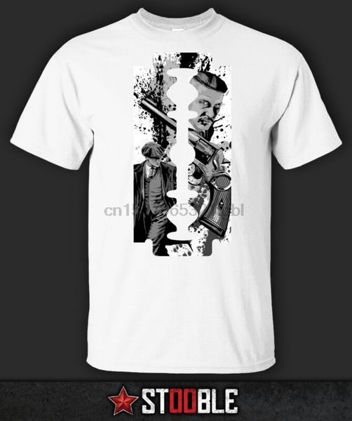 

peaky blinders razorblade t-shirt - direct from stockist, White;black